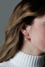 'Applause' - Floral Hoop Earrings