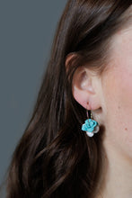 'Applause' - Floral Hoop Earrings