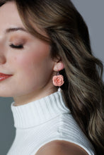 'Accomplishment' - Pearl & Rose Earrings