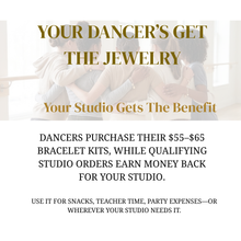 Dance Studio Bracelet Making Party | Rhythm Sparkle Party