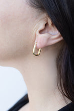 Chassé Huggie Earrings in 14K Gold Filled