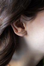 Glissade In Gold Climber Earrings