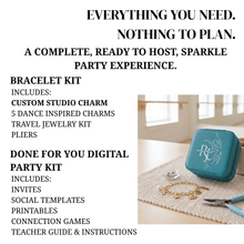 Dance Studio Bracelet Making Party | Rhythm Sparkle Party