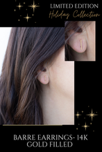 Gold Barre Earrings