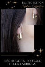 Rise Huggie 14k Gold Filled Earrings