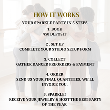 Dance Studio Bracelet Making Party | Rhythm Sparkle Party