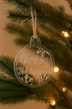 Frosted Christmas Ornaments