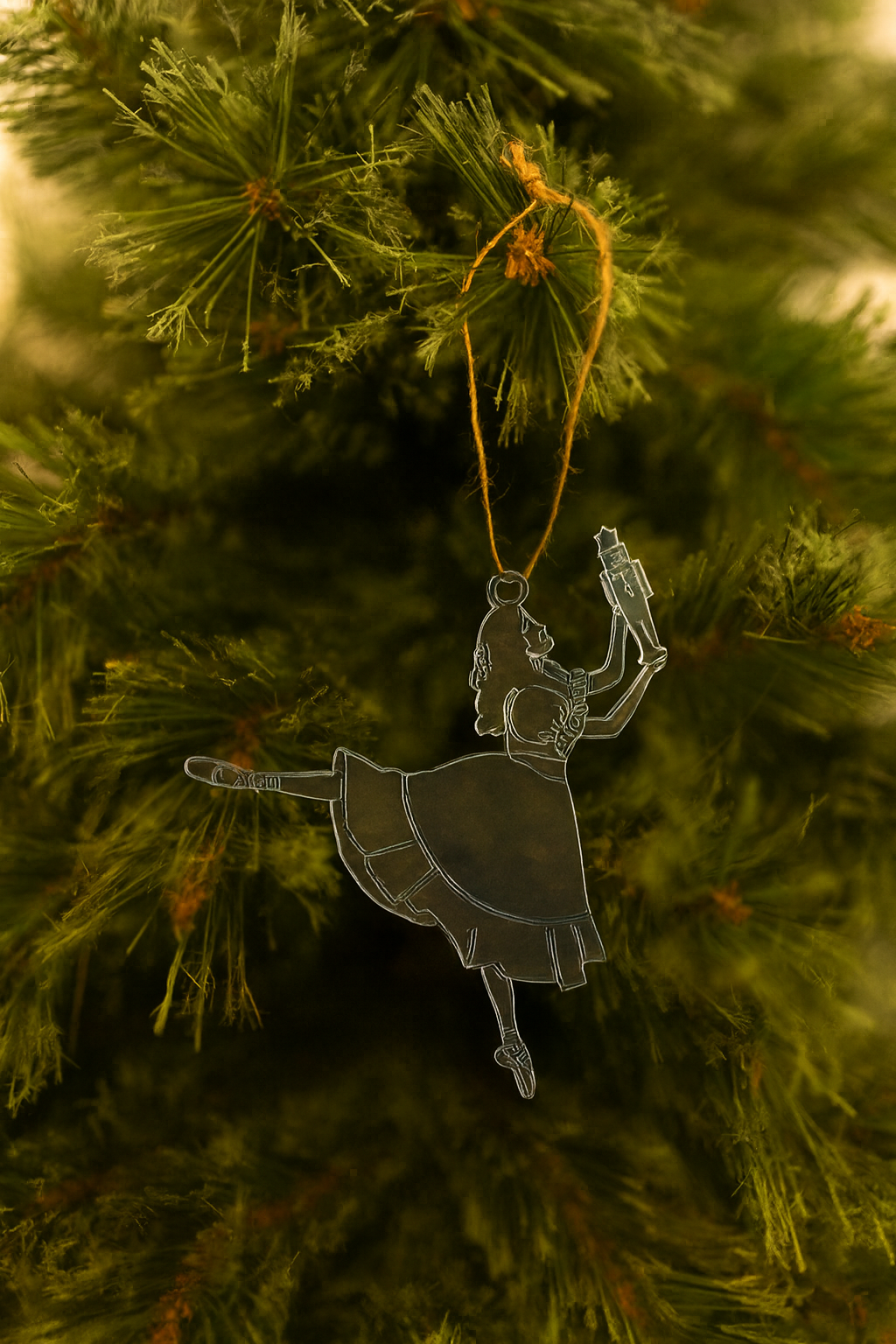 Frosted Christmas Ornaments