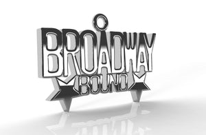Broadway Bound Dance Studio Binbrook Custom Studio necklace featuring logo and stars.